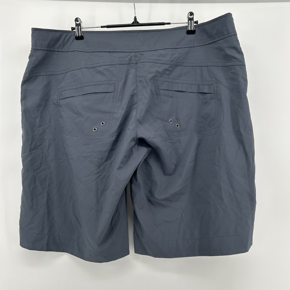 Free Country Beach & Beyond Womens XXL Steel Gray Bermuda Swim Board Shorts NWT - Picture 8 of 10